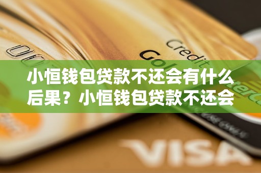 小恒錢包貸款不還會有什么后果？小恒錢包貸款不還會影響信用嗎？