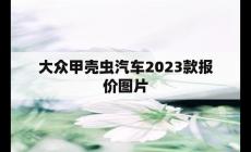 大眾甲殼蟲(chóng)汽車(chē)2023款報(bào)價(jià)圖片(大眾甲殼蟲(chóng)怎么樣)